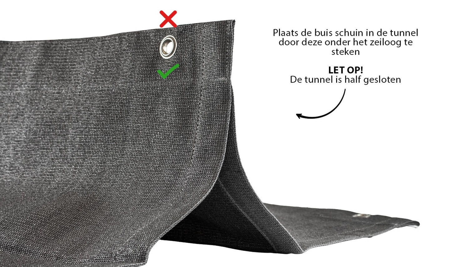 Harmonicadoek 3,7x5,0 incl. bevestigingsset