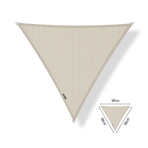 Schaduwdoek 6x6 met palen & bevestiging
