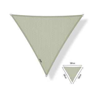 Schaduwdoek 5x5 met palen & bevestiging