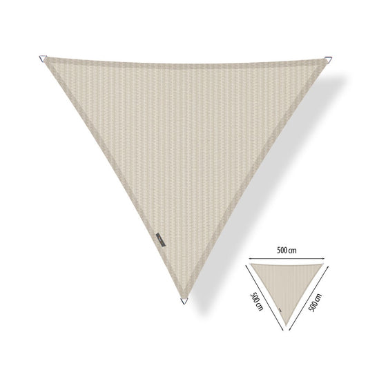 Schaduwdoek driehoek 5x5x5 meter