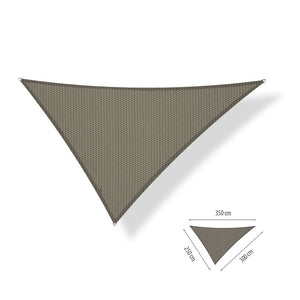 Schaduwdoek driehoek 2.5x3.0x3.5