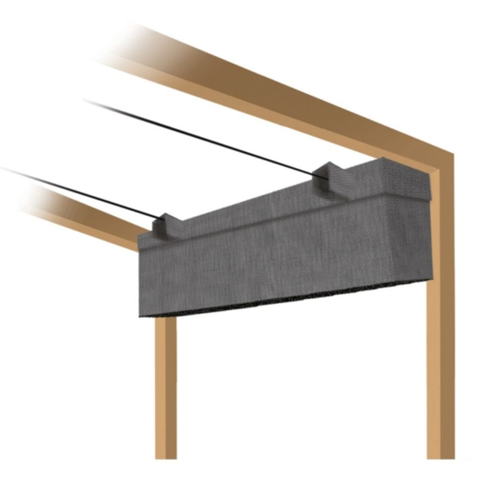 Voorbeeld van een dichte beschermhoes voor harmonicadoeken