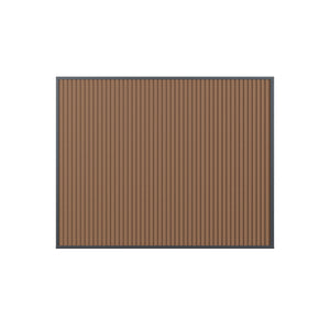 Orion composietwand antraciet/teak
