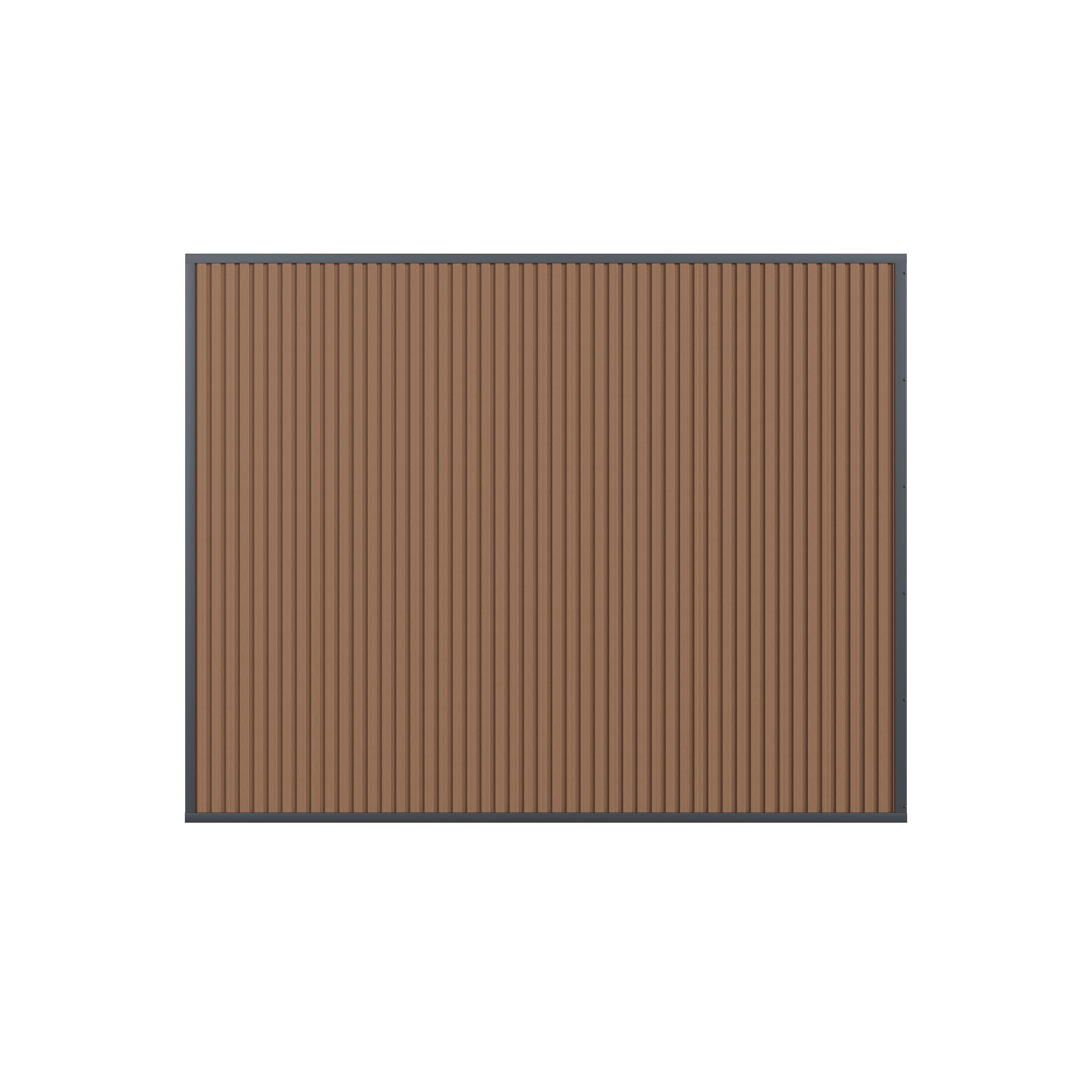 Orion composietwand antraciet/teak