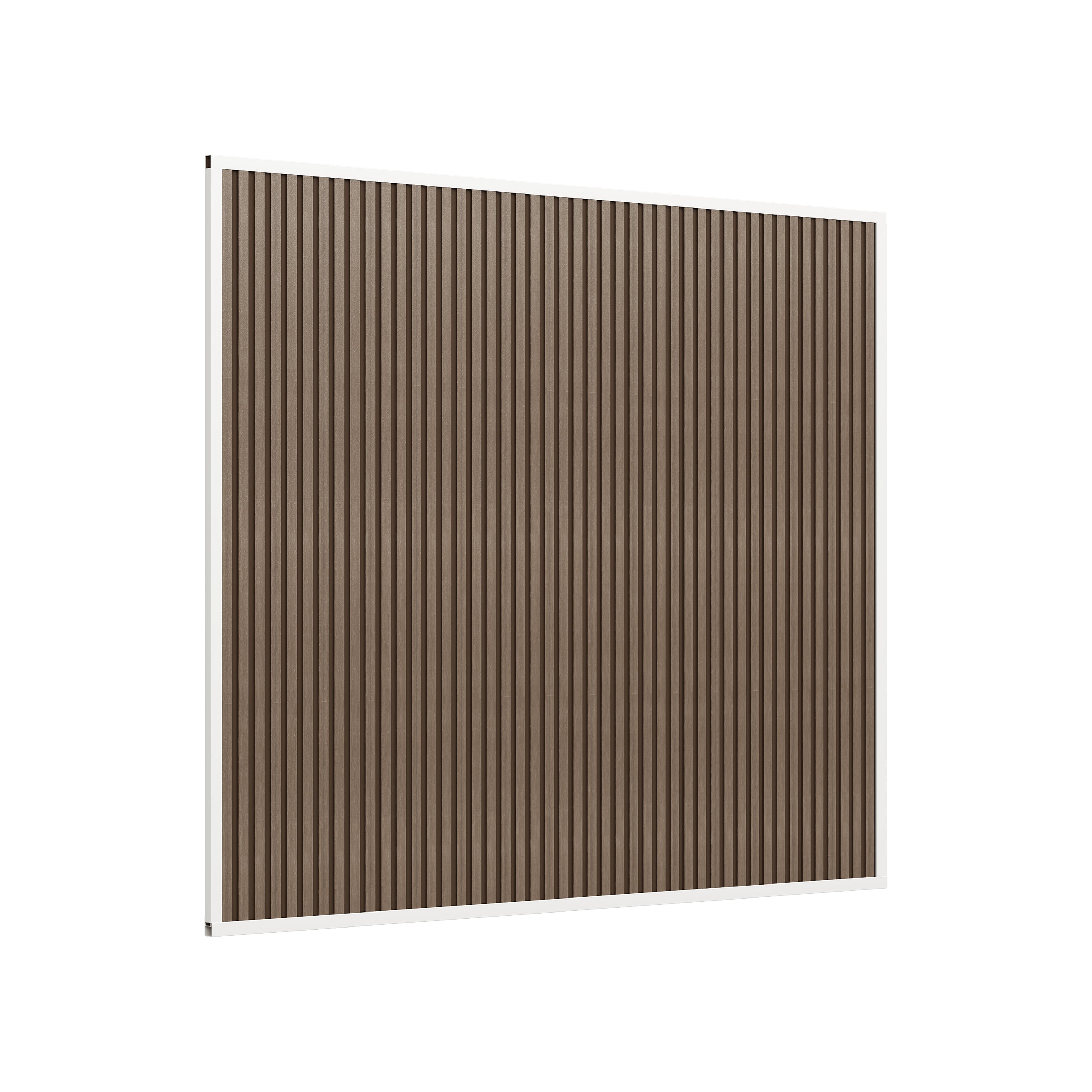 Orion composietwand wit/teak