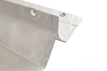 Waterdicht harmonicadoek 3,7x3,7 incl. bevestigingsset