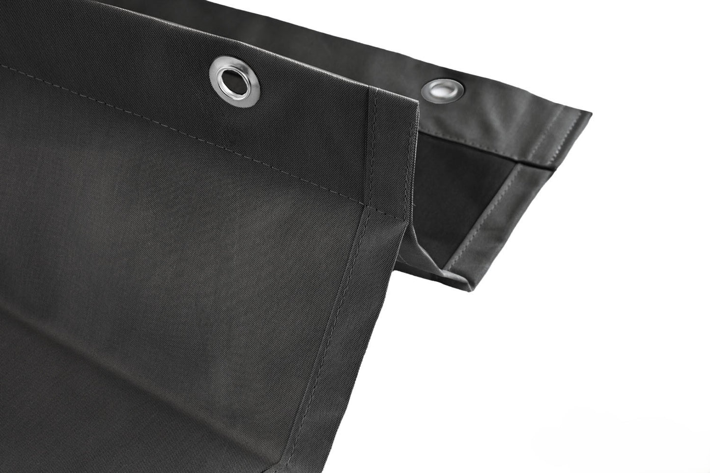 Waterdicht harmonicadoek 3,7x3,7 incl. bevestigingsset