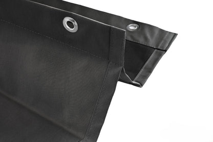 Waterdicht harmonicadoek 3,7x3,7 incl. bevestigingsset