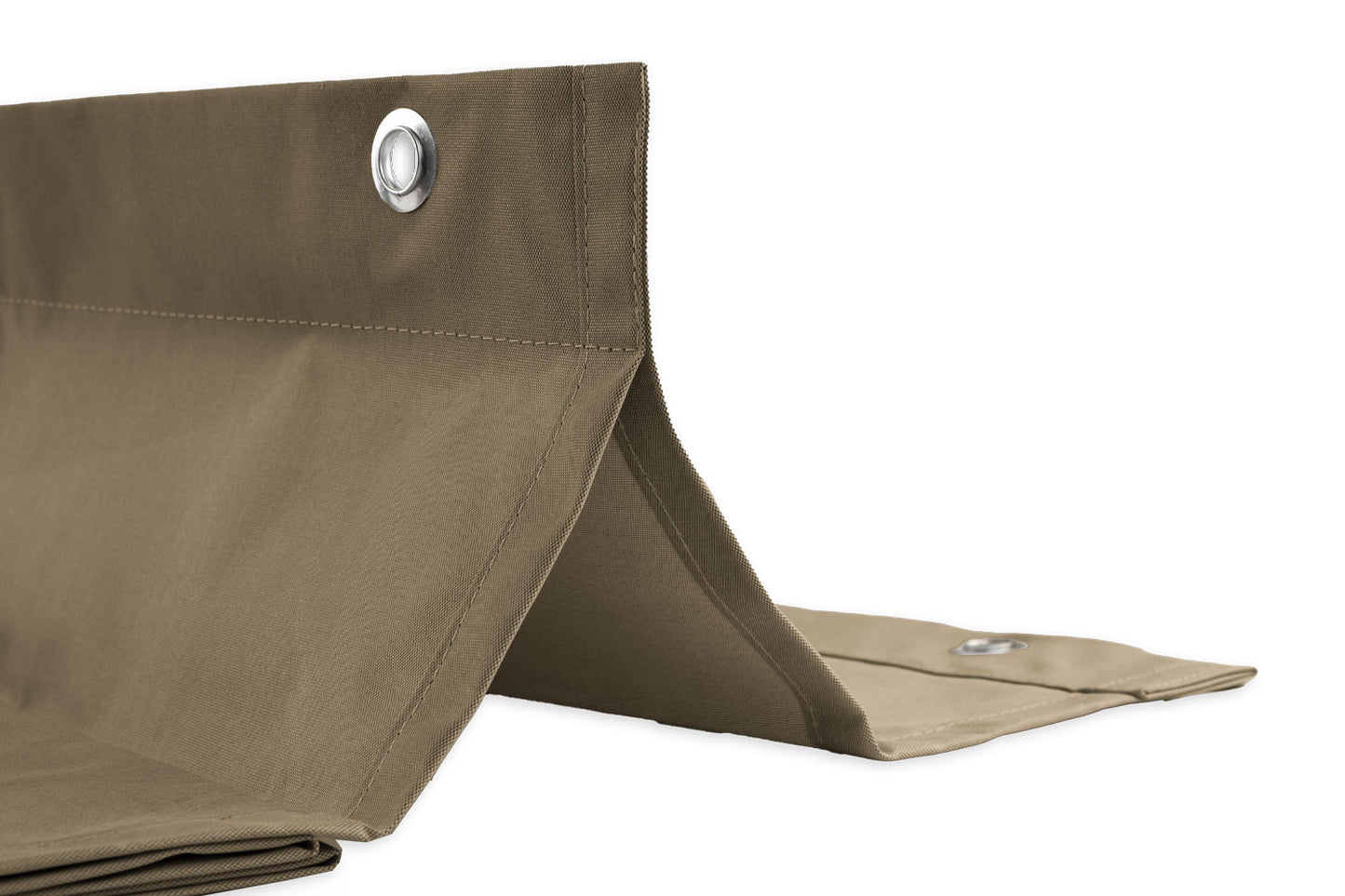 Waterdicht harmonicadoek 3,7x3,7 incl. bevestigingsset