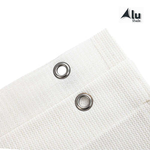 Detail van de ogen van een arctisch wit harmonicadoek