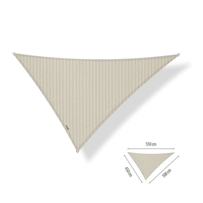 Schaduwdoek driehoek 4,5x5,0x5,5 meter