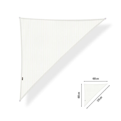 Schaduwdoek driehoek 90°, 4,0x4,0x5,7 meter