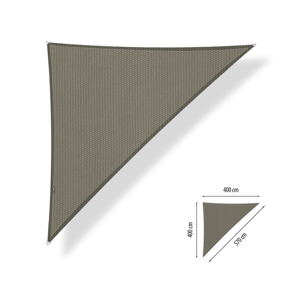 Schaduwdoek driehoek 4.0x4.0x5.7