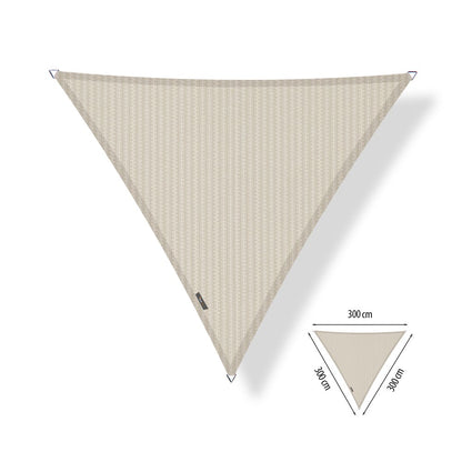 Schaduwdoek driehoek 3,0x3,0x3,0 meter