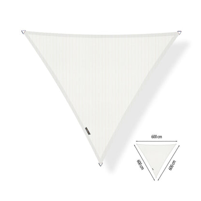 Schaduwdoek driehoek 6x6x6 meter