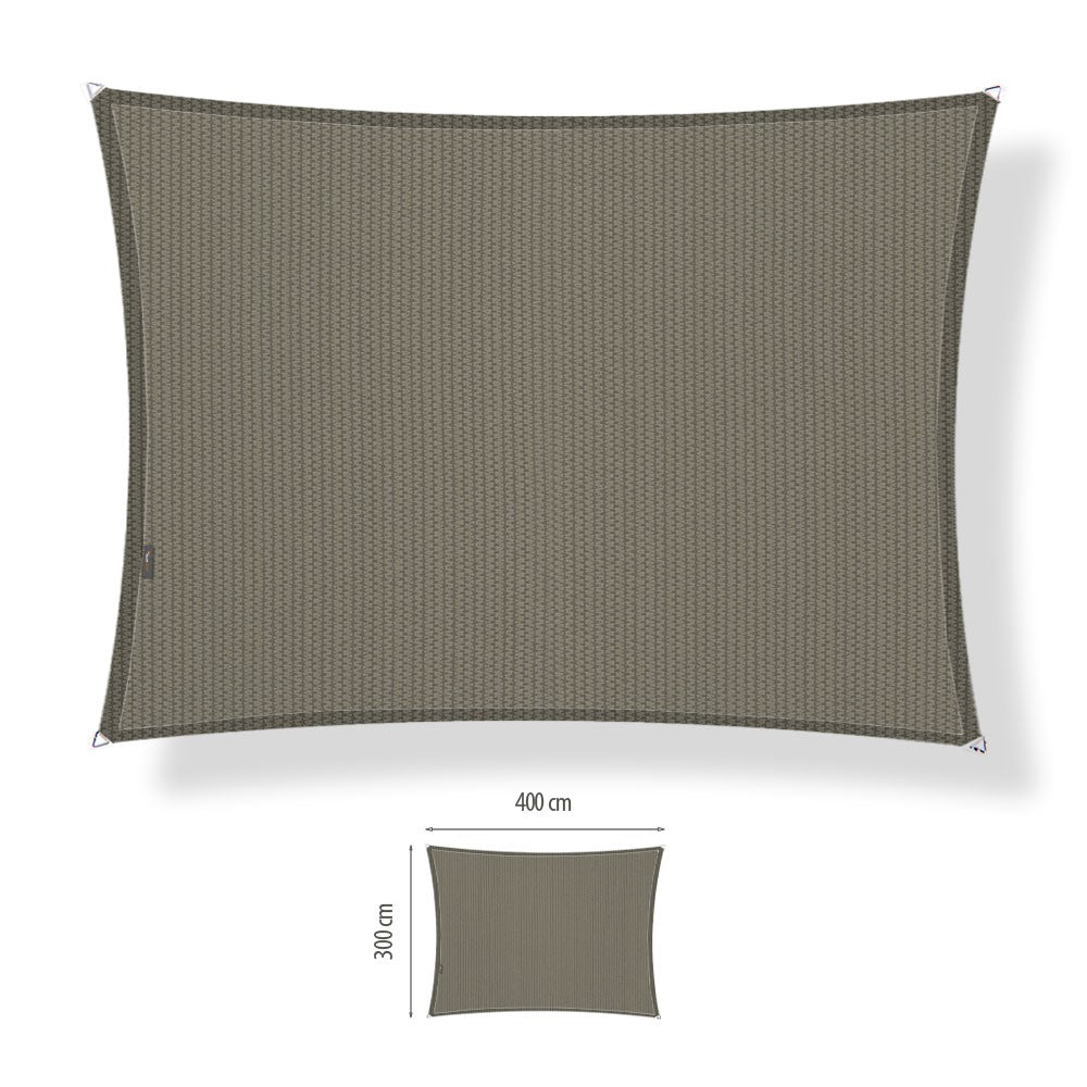 Schaduwdoek rechthoek 3x4