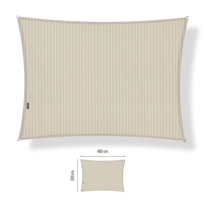 Schaduwdoek rechthoek 3x4 meter
