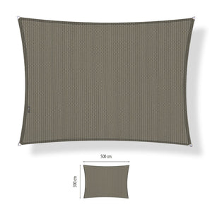 Schaduwdoek rechthoek 3x5