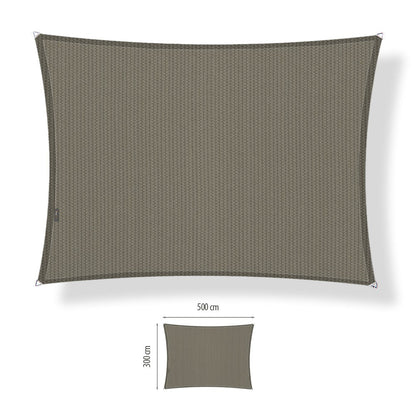 Schaduwdoek rechthoek 3x5 meter