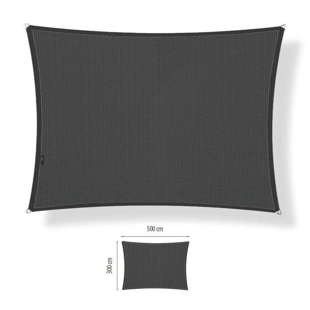 Schaduwdoek rechthoek 3x5 meter