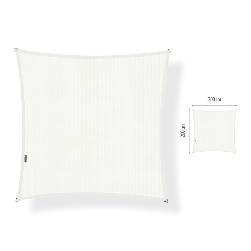 Shadow Comfort schaduwdoek vierkant 2x2 - Wit