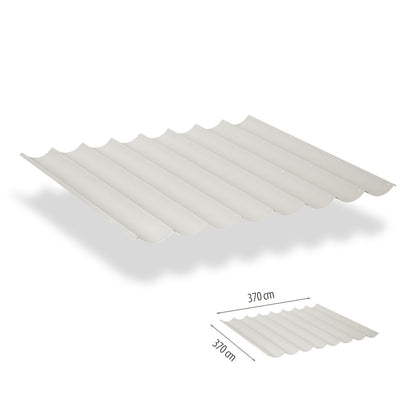 Harmonicadoek 3,7x3,7 incl. bevestigingsset