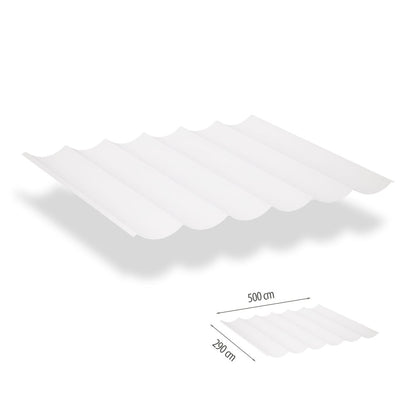 Harmonicadoek 2,9x5,0 incl. bevestigingsset