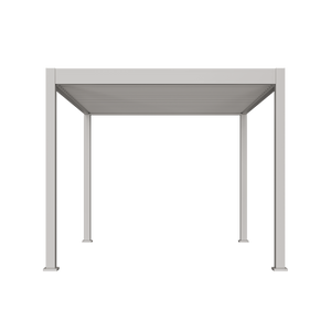 Orion Comfort Sand 300x360 zijaanzicht met dichte lamellen op witte achtergrond