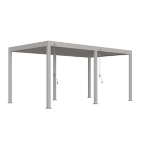 Orion 300 x 530 overkapping sand  vanuit schuine hoek met witte achtergrond