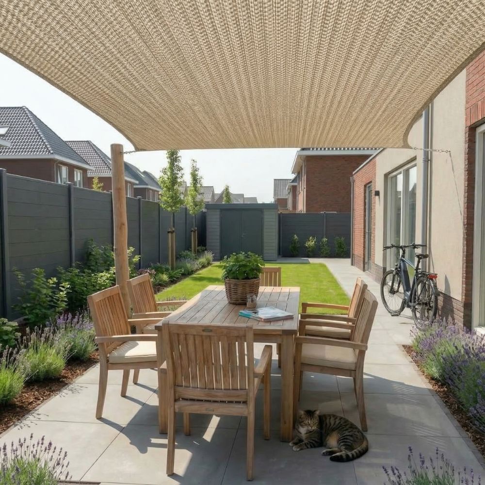 Schaduwdoek rechthoek 2x4