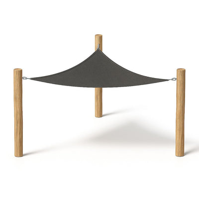 Pergola met schaduwdoek