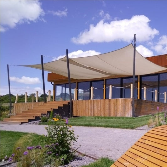 Schaduwdoek rechthoek 3,0x5,0 meter