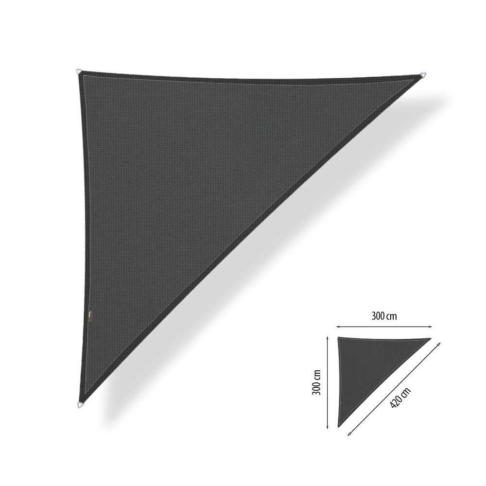 Schaduwdoek driehoek 90°, 3,0x3,0x4,2 meter