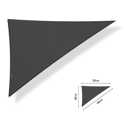 Schaduwdoek driehoek 90°, 4,0x5,0x6,4 meter