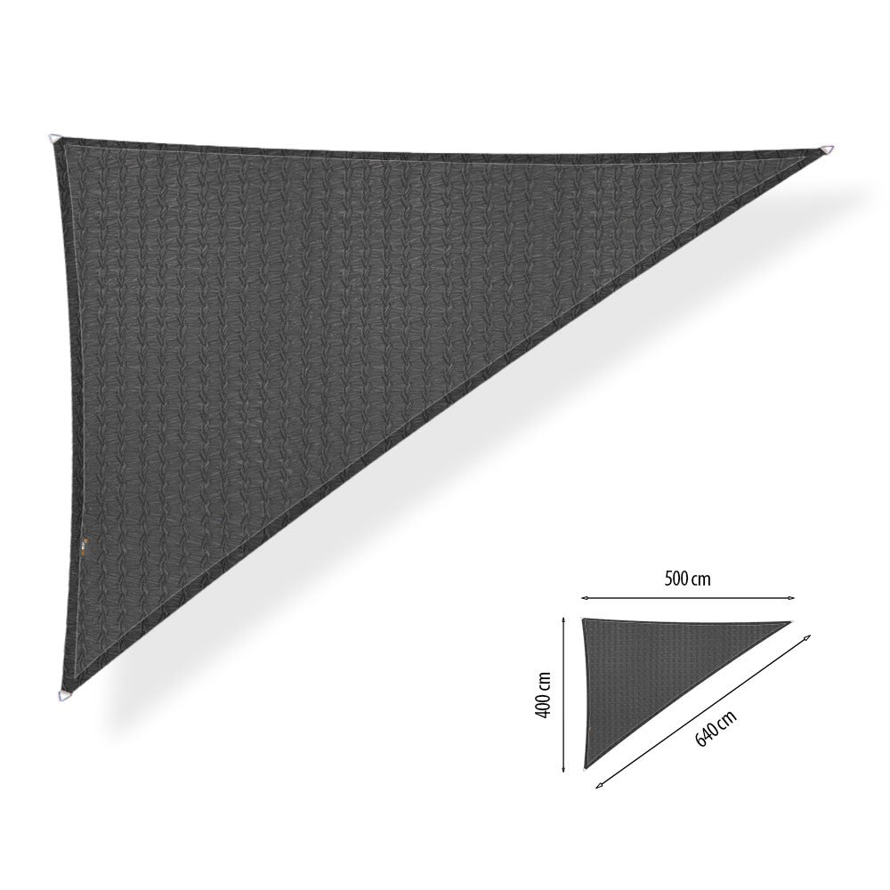 Waterdicht schaduwdoek driehoek 90°, 4.0x5.0x6.4