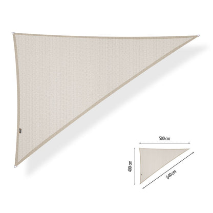 Waterdicht schaduwdoek driehoek 90°, 4,0x5,0x6,4 meter