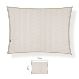 Waterdicht schaduwdoek rechthoek 2x3