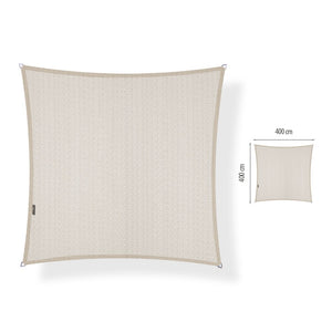 Waterdicht schaduwdoek vierkant 4x4